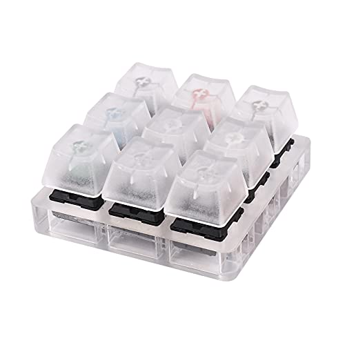 Bumdenuu Acryl-Tastatur-Tester, 9, löschen Sie den Schlüssel für die Kapellerie, für Cherry-MX-Schalter von Bumdenuu