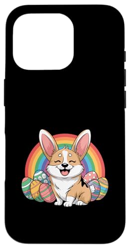 A Corgi With Easter Day Egg Chocolate Hunting Hülle für iPhone 16 Pro von Bunny Easter Sunday Egg Hunt Easter's Gift