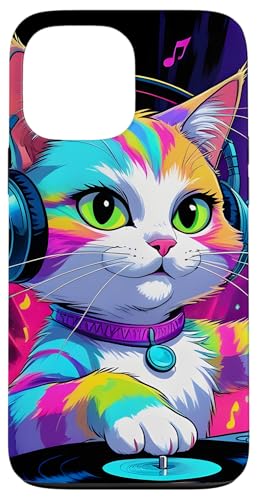 DJ Katze Mädchen Liebt Musik | Katzen Party Mit Kopfhörer Hülle für iPhone 13 Pro Max DJ Katze Mädchen Liebt Musik | Katzen Party Mit Kopfhörer Hülle für iPhone 13 Pro Max von Bunte DJ Katze Eyecatcher mit Party-Vibes
