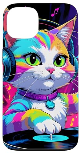 DJ Katze Mädchen Liebt Musik | Katzen Party Mit Kopfhörer Hülle für iPhone 13 DJ Katze Mädchen Liebt Musik | Katzen Party Mit Kopfhörer Hülle für iPhone 13 von Bunte DJ Katze Eyecatcher mit Party-Vibes