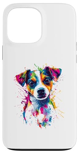 Hülle für iPhone 13 Pro Max Bunt Künstlerisch Jack Russell Terrier Hund Jacky von Bunte Künstlerische Jack Russell Hundemotive