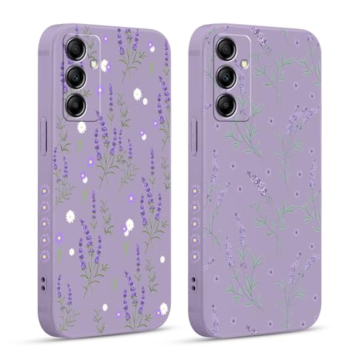 Buoluoioir 2 stück Handyhülle für Samsung Galaxy A54 5G 6,4", Blumen Hülle lustiges Funny Hülle Muster Aesthetic Design Schutzhülle TPU Silikon Slim Stoßfest Case für Galaxy A54, 4 von Buoluoioir