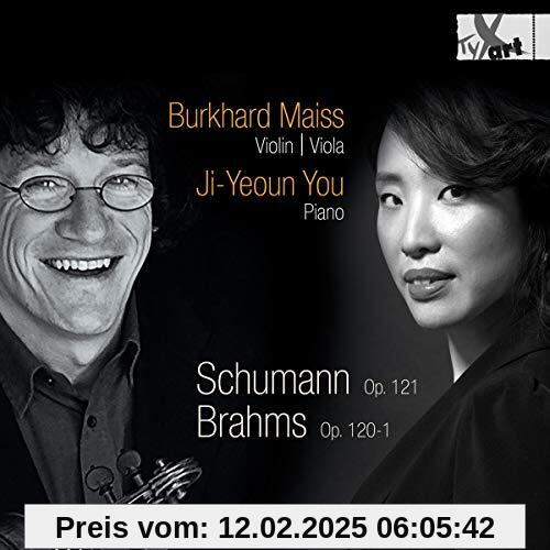 Robert Schumann/Johannes Brahms - Sonate Nr. 2 für Violine & Klavier/Sonate Op. 120 für Viola & Klavier von Burkhard Maiss