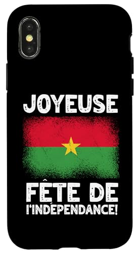 Hülle für iPhone X/XS Alles Gute zum Unabhängigkeitstag Burkina Faso Pride von Burkina Faso Flag Design Proud Burkinabe