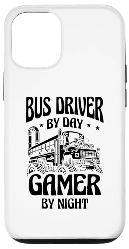 Hülle für iPhone 12/12 Pro Bus Driver by Day Gamer By Night Busman Drivers Gaming von Bus Driver Appreciation Busman Driving Gifts