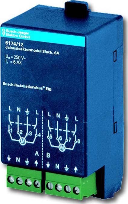 Busch-Jaeger Jalousieaktormodul 6174/12 2CKA006151A0191 von Busch-Jaeger