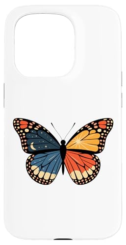 Schmetterling Sonne und Mond Schmetterlinge Frauen Mädchen Kinder Hülle für iPhone 15 Pro von ButterflyAxis1