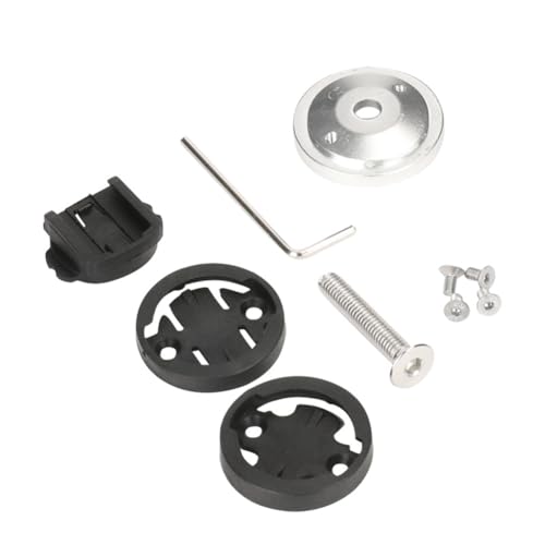 Butyeak Fahrrad Halter Fahrradcomputer, Fahrrad Computer Halterung, Halterung kompatibel, Vorbauhalterung Adapter Mount Replacement Insert für Out Front Fahrradhalterung(Silber) von Butyeak