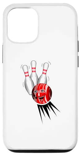 Hülle für iPhone 14 Lustiger beleuchteter Bowlingball mit Pins von Buy Cool Shirts