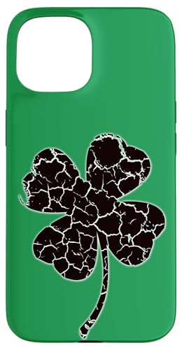 Hülle für iPhone 15 Schwarzes Kleeblatt Emo St. Patrick's Day von Buy Cool Shirts