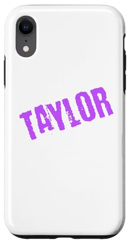 Hülle für iPhone XR Lila Taylor von Buy Cool Shirts