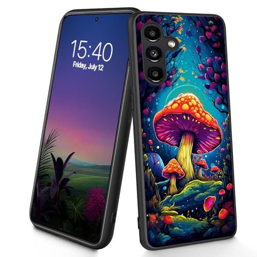 Bxgolkgd Entworfen für Galaxy S25 Plus, dünne, weiche TPU-Silikon-Schutzhülle, stoßfest, rutschfest, für Samsung Galaxy S25 Plus 2025, 17 cm (6,7 Zoll), bunter Pilz von Bxgolkgd