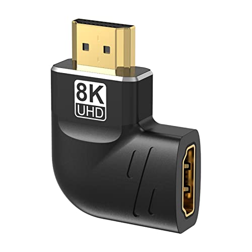 Bydezcon Bidirektionaler 8K 60Hz 4K 120Hz 270° Adapter Konverter für PC Computer Monitor Projektor Kabel Extender Adapter Konverter Outlets Power International-Netzteil für Auto Reisestecker von Bydezcon