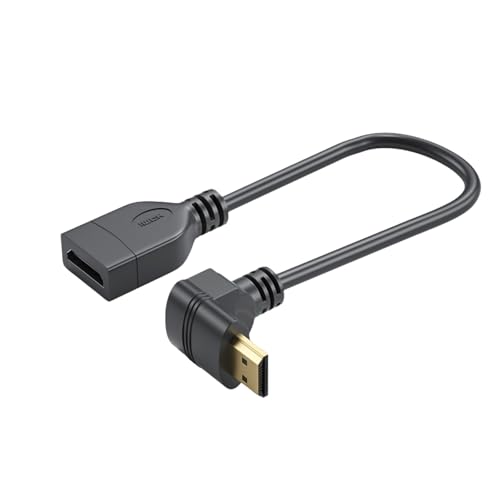 Bydezcon Kurzes HDTV-Kabel, Stecker auf Buchse, 4K-kompatibel, HDTV-Extender, High-Speed-Datenkabel für Heimkino-Setups von Bydezcon