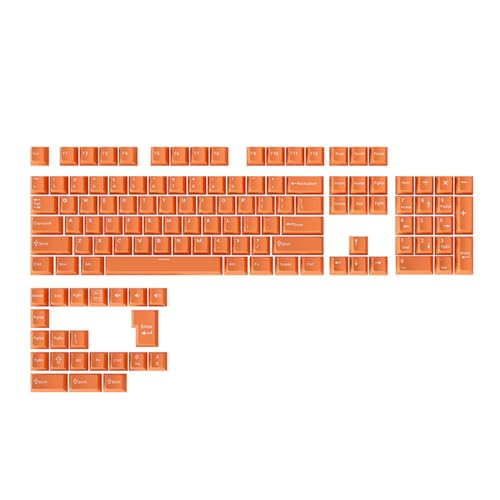Bydezcon PBT-Material, Tastenkappen, 126 Tasten, zweifarbiges Tastenkappen-Set, geeignet für mechanische Tastaturen, 60 % aller Tastaturen von Bydezcon
