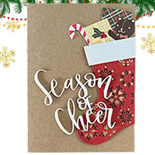 Byeaon Weihnachtsgrußkarten, Weihnachtsgrußkarten, verschiedene Designs, Frohe Weihnachten Karten mit Umschlägen für Kinder, Verwandte, Freunde von Byeaon