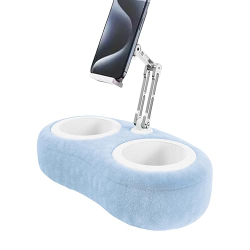 Lazy Phone Stand | Kreativer Kissenständer | Bett-Tablet-Halter | Handy-Kissenständer | Tablet-Media-Ständer | Verstellbare Kissenständer | Video Watching Kissen für Bett, passend für 11,9 bis 33 Zoll von Byeaon