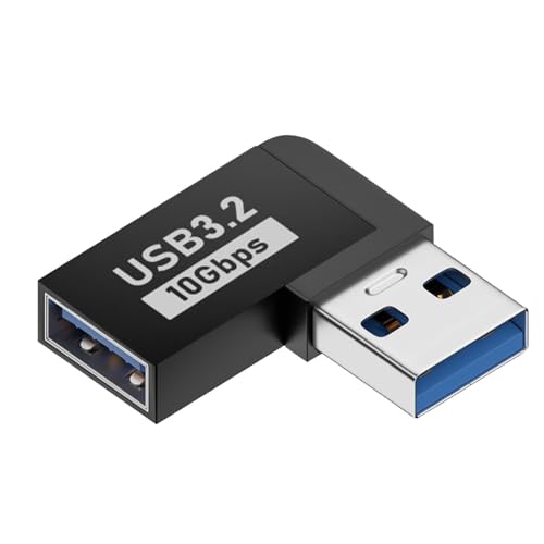 USB-Verlängerungsstecker, Verlängerungskabeladapter, Datenübertragungsadapter, Aluminiumgehäuse, Tragbar, 5 X 5 X 2 cm, Zum Organisieren Von Kabeln von Byeaon