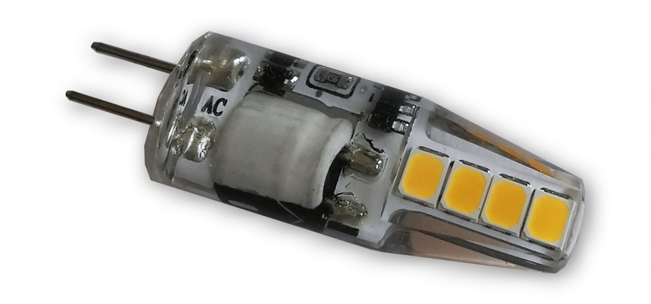 12V - 2W G4 LED Leuchtmittel Stiftsockel Lampe ( Silikon-180lm ) von C-Light GmbH
