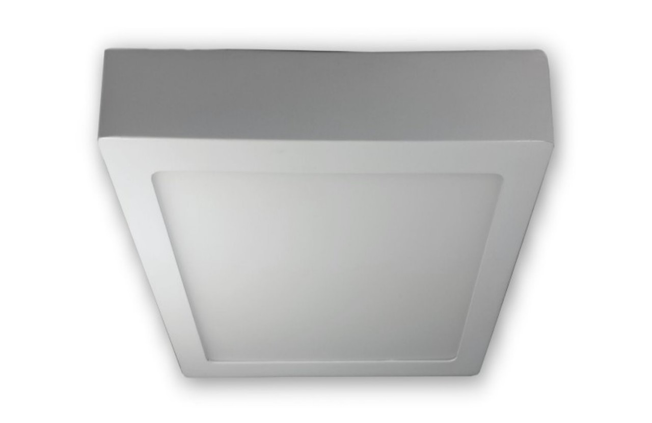 18 W - LED Aufbauleuchte eckig 230 V - weiss von C-Light GmbH