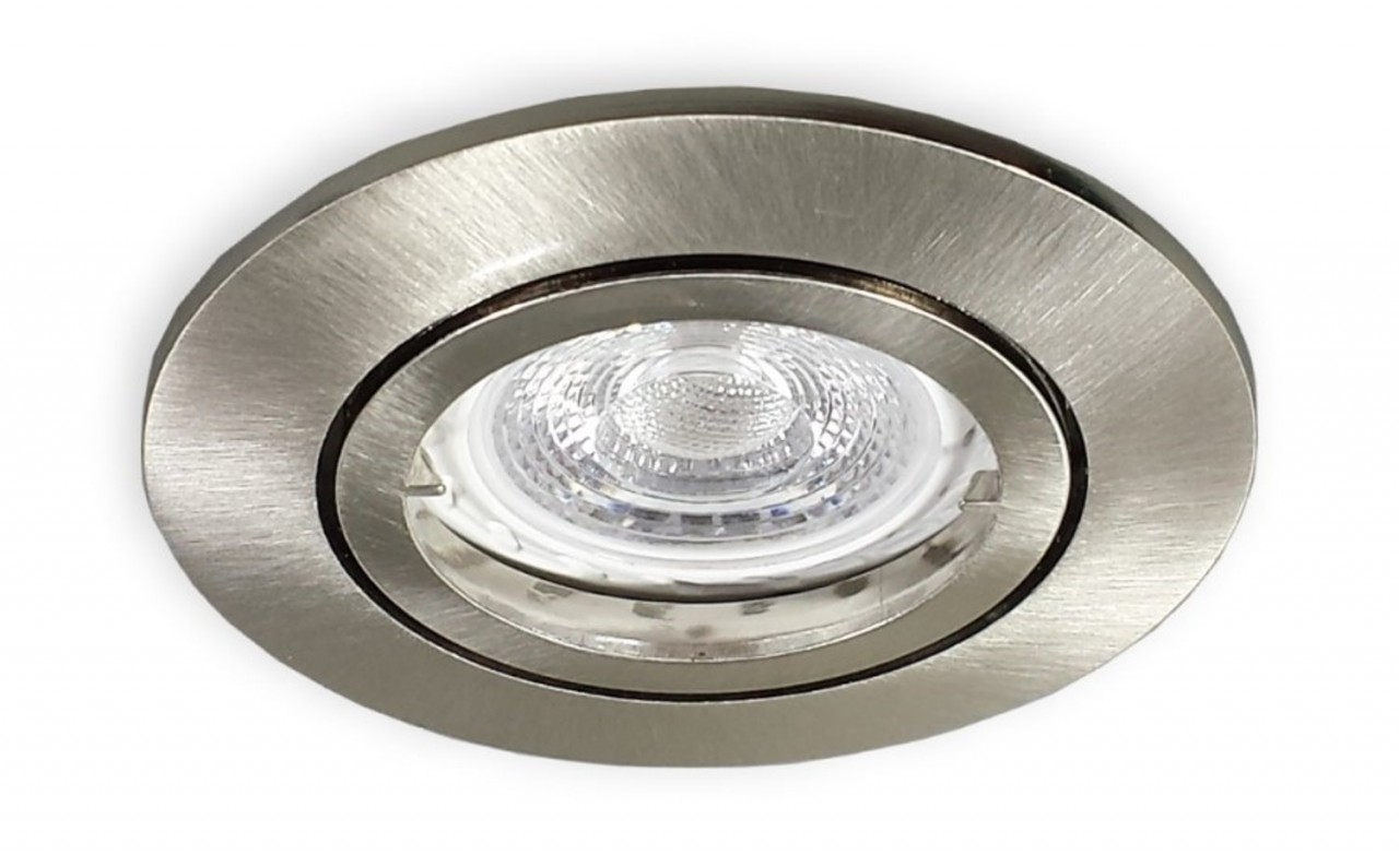 230 V LED GU10 Spot alu gebürstet für 68 mm Lochbohrung - 5,5 W PA-TLW von C-Light GmbH