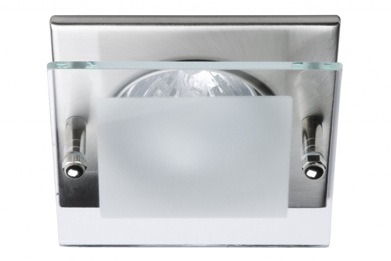 LED Spot 4-Eck mit Glas alu gebürstet 12 V - 3 W (PA) neutralweiss von C-Light GmbH