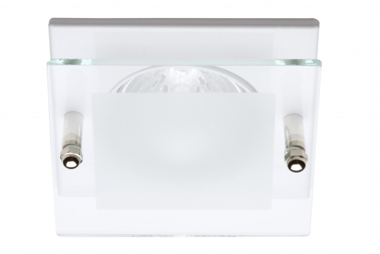 LED Spot 4-Eck mit Glas weiss 12 V - 3 W (HL) warmweiss von C-Light GmbH