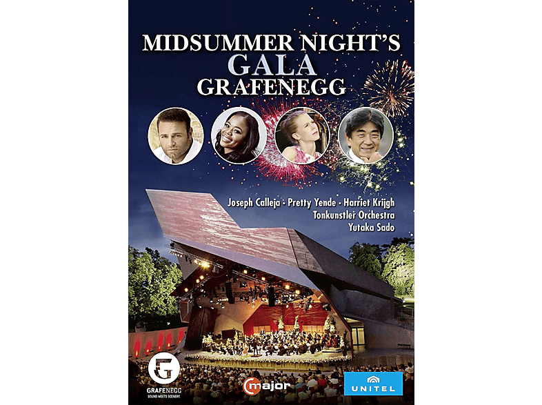 Joseph Calleja, Harriet Krijgh, Tonkunstler Orchestra, Pretty Yende - Midsummer Night's Gala Grafenegg (DVD) von C MAJOR