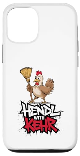 Hülle für iPhone 12/12 Pro Hendl With Kehr, Huhn Besen, Züchter Hennen Geflügel Bauer von C.J.'s Geschenke Für Hendl Liebhaber Hühnerbauern