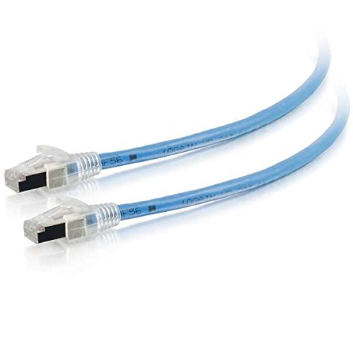 C2G /Cables to Go 43177 Cat6a geschirmtes HDBaseT-zertifiziertes Kabel, 76,2 m, Blau von C2G