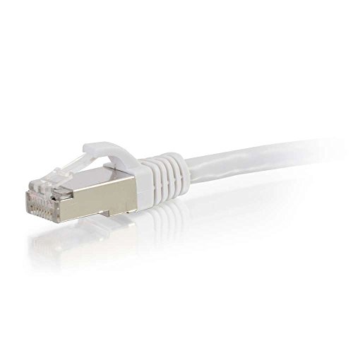 C2G 1M Cat5e Ethernet Netzwerk-Patchkabel (STP) gebootet & geschirmt WEISS von C2G