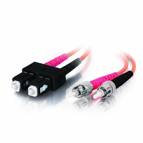 C2G 2m Glasfaser/Glasfaserkabel fàur Fast Ethernet, Fibre Channel, ATM und Gibabit Patchkabel LSZH SC/ST Duplex Multimode 62,5/125 MM von C2G