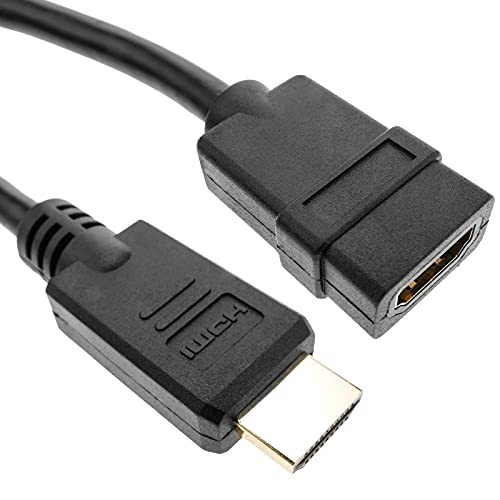 BeMatik - HDMI 1.4-Kabel Typ A Stecker auf Buchse 2m von Cablematic