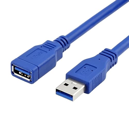 CABLEPELADO Verlängerungskabel USB 3.0 Super Speed | Verlängerungskabel USB Typ A männlich weiblich | hohe Geschwindigkeit 5 Gbit/s für Drucker, Maus, Tastatur, Hub, Pendrive, PS-Steuerung, HDD, von CABLEPELADO