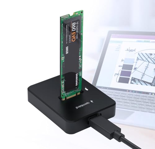 CABLEXPERT M.2 SATA & NVME SSD Drive Docking Station, Schwarz von CABLEXPERT