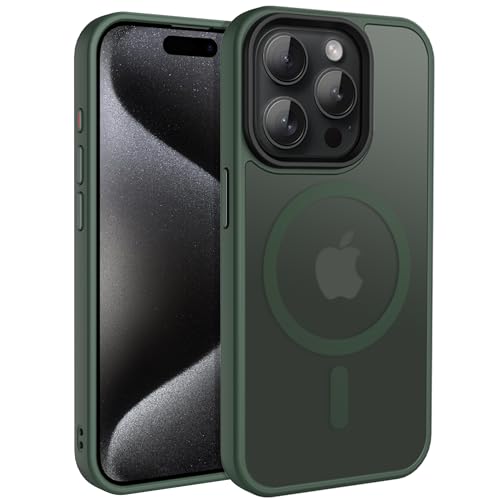 CACOE Hülle für iPhone 15 Pro Max Hülle 6.7 Zoll kompatibel mit MagSafe, Handyhülle für iPhone 15 Pro Max Schutzhülle Case Anti-Fingerabdruck von CACOE