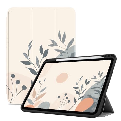 Hülle Für Ipad 10. Generation 10,9 Zoll 2022 Release Ipad 10 Gen Slim Cover Mit Auto Wake Sleep Leder, Trifold Stand Cover Mit Stifthalter - Minimalistische Kunstillustration von CAEITLRSO