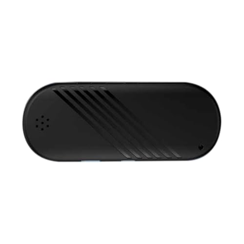 CAIONPLE Tragbarer Bluetooth 5.3-Lautsprecher, Multifunktionaler Stereo-Tiefbass-Mini-Lautsprecher zum Schlafen, Schlaf-Soundsystem, Schwarz von CAIONPLE