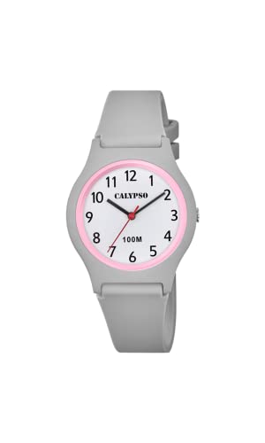 Calypso Jungs Analog Gesteppte Daunenjacke Uhr mit Kunststoff Armband K5798/5 von CALYPSO