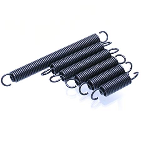 Erweiterte Druckfeder, mit Doppelhaken, kleine Verlängerungszugfeder, 3 Stück Feder, Stahlspannfeder, Drahtdurchmesser 1 mm, Außendurchmesser 11 mm, Länge 50–200 mm, Maschinenteile (Nr. 1438)(1mmx11mm von CANCJDYTZ