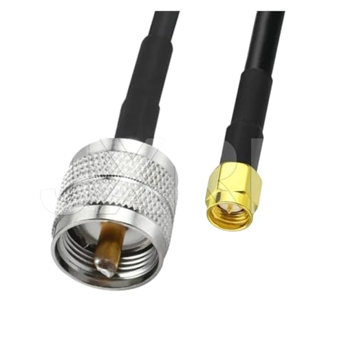 Yige Store Anschluss BNC-Stecker SMA auf PL259 UHF-Anschluss Verlängerungskabel Kupfer-Zuleitungskabel for Koaxial-Koaxialkabel RG58(NO 18,30CM) von CANEEN