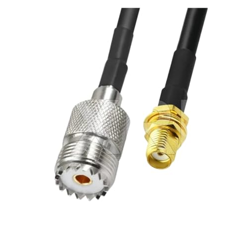 Yige Store Anschluss BNC-Stecker SMA auf PL259 UHF-Anschluss Verlängerungskabel Kupfer-Zuleitungskabel for Koaxial-Koaxialkabel RG58(NO 20,10M) von CANEEN