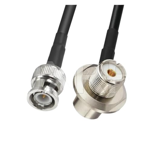 Yige Store Anschluss BNC-Stecker SMA auf PL259 UHF-Anschluss Verlängerungskabel Kupfer-Zuleitungskabel for Koaxial-Koaxialkabel RG58(NO 5,50CM) von CANEEN