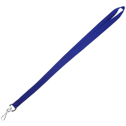 CANIGHT Abzeichen Lanyard Schlüsselband evengers Firmenlogo dienstausweis halter schulsachen Lanyards mit Namensschildern ID-Karten-Hängeseile Lanyards für Männer Halsband Polyester Blue von CANIGHT