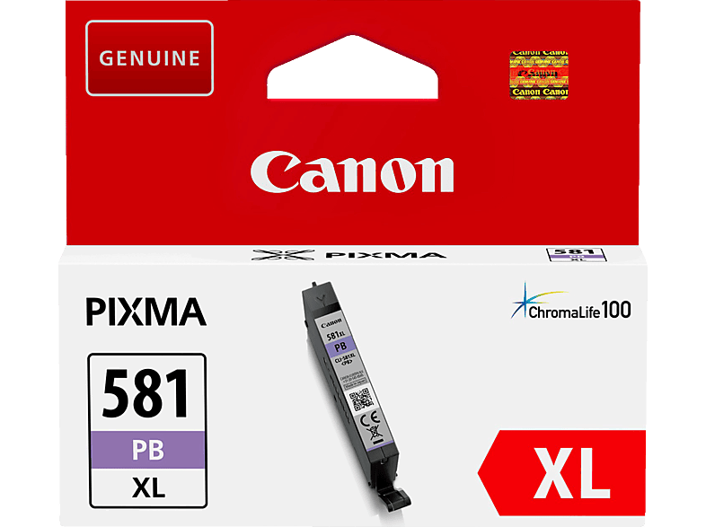 CANON CLI-581PB XL Tintenpatrone Blau Photo (2053C001AA) von CANON