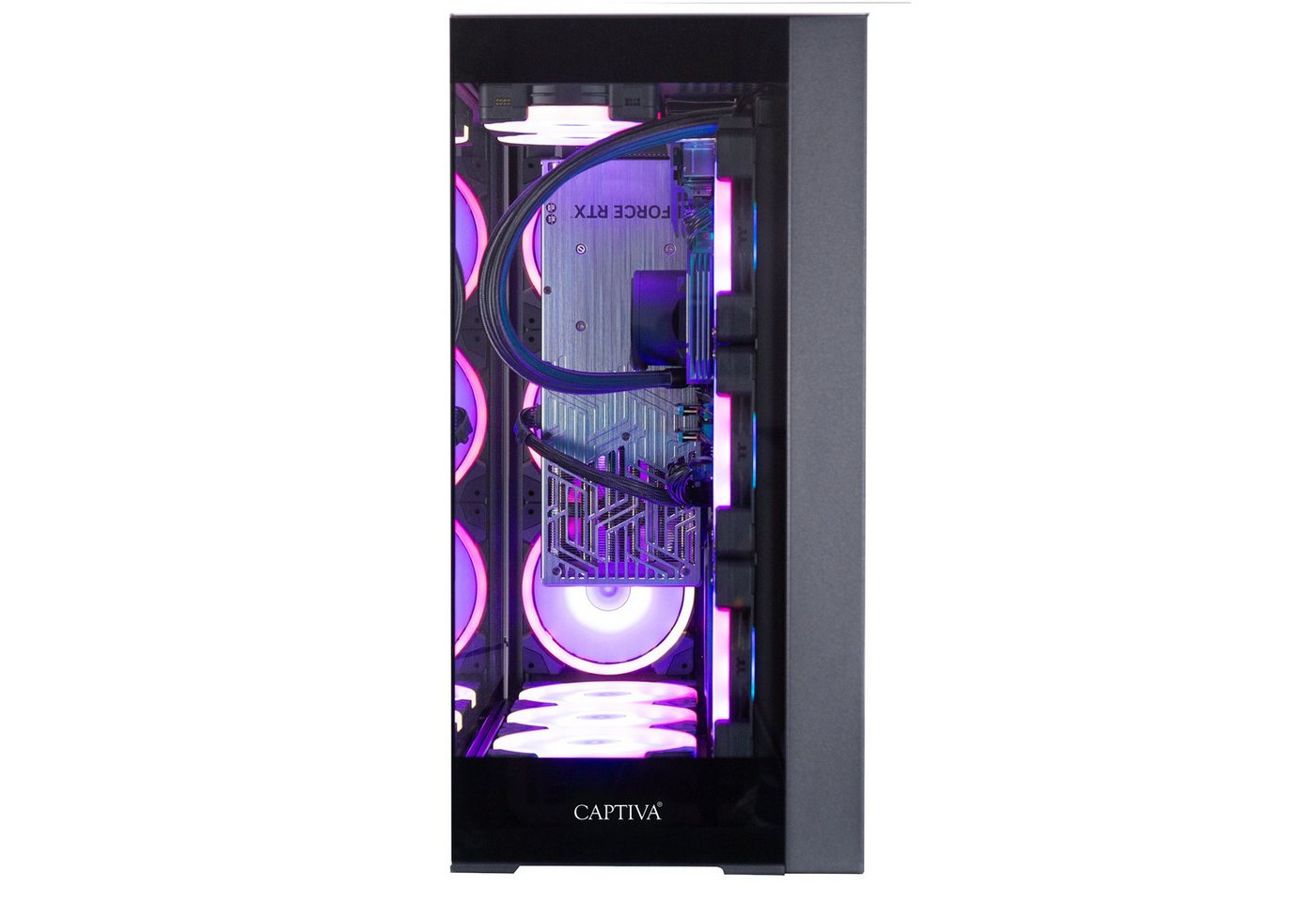 CAPTIVA Highend Gaming I83-547 Gaming-PC (Intel® Core i7 14700KF, GeForce® RTX™ 4070 Super, 32 GB RAM, 2000 GB SSD, Wasserkühlung) von CAPTIVA