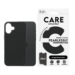 CARE by PanzerGlass® Fashionable Case Handy-Cover für Apple iPhone 16 Plus schwarz von CARE by PanzerGlass®