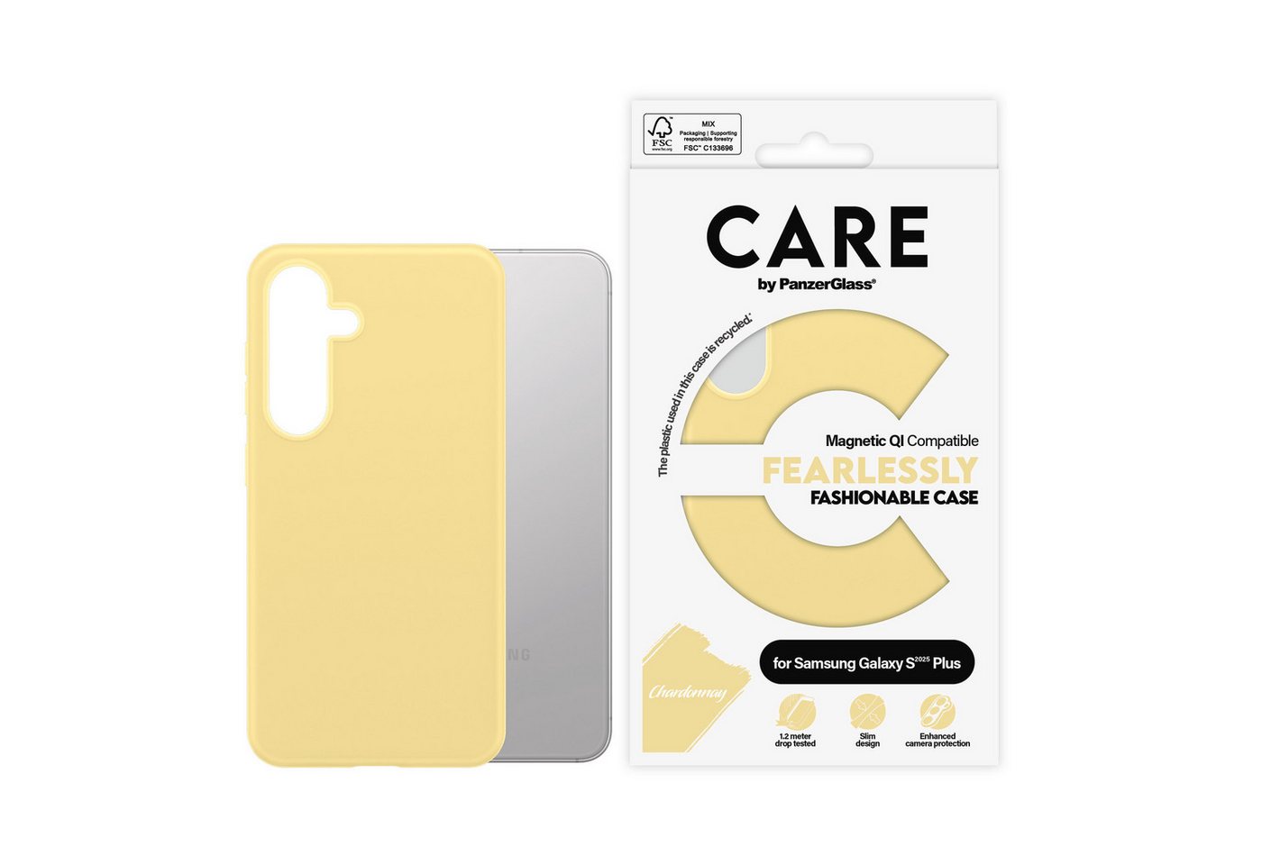 CARE by PanzerGlass Handyhülle Magnetic QI Fearlessly Fashionable Case für Samsung Galaxy S25 Plus, Backcover, Schutzhülle, Handyschutzhülle, Case, Schutzcase, stoßfest CARE by PanzerGlass Handyhülle Magnetic QI Fearlessly Fashionable Case für Samsung Galaxy S25 Plus, Backcover, Schutzhülle, Handyschutzhülle, Case, Schutzcase, stoßfest von CARE by PanzerGlass