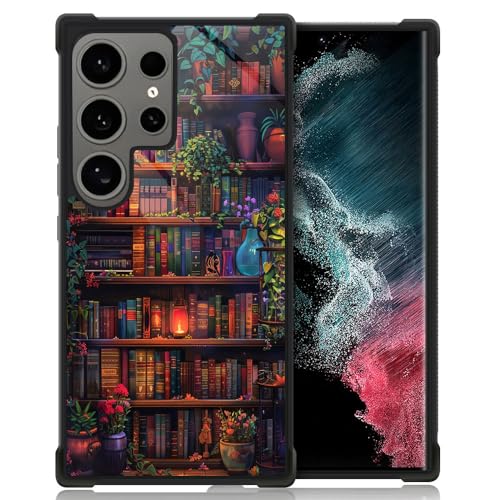 CARLOCA Kompatibel mit Samsung Galaxy S23 Ultra Hülle, bunte Buchwand-Blumen, Galaxy S23 Ultra Hüllen für Jungen und Herren, kratzfestes, weiches TPU-Design für Samsung Galaxy S23 Ultra Hülle 17,3 cm von CARLOCA