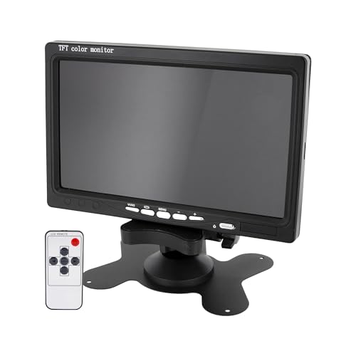 17,8 cm 7 Zoll Inch TFT LCD Video Digital Monitor Stand Einbaurahmen für PKW KFZ Rückfahrkamera Rückfahrsystem mit Zwei Videoeingängen von CARMATRIX